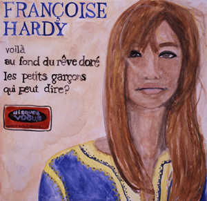 second francoise hardy drawing drawing